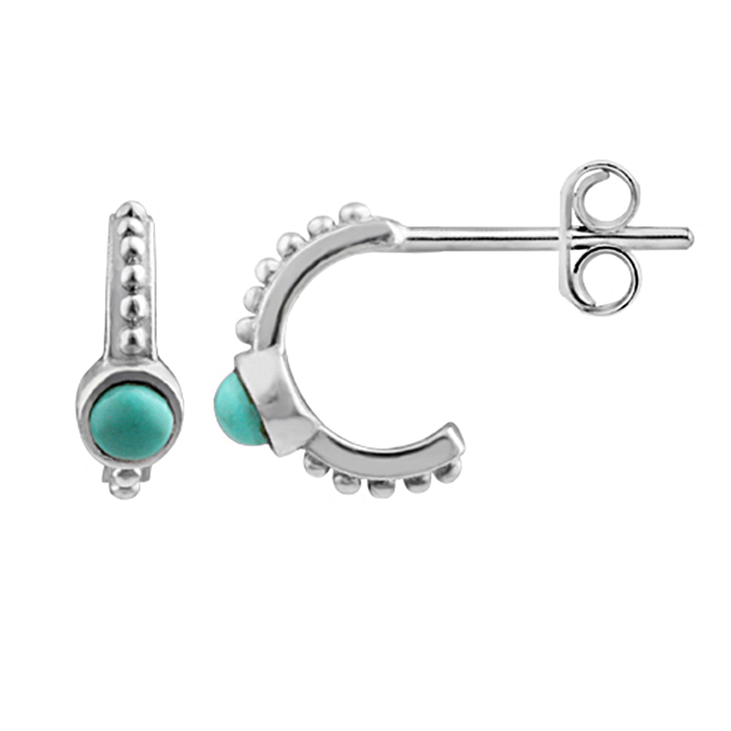 Ohrstecker aus Sterling Silber mit Perlen - 4 Farben