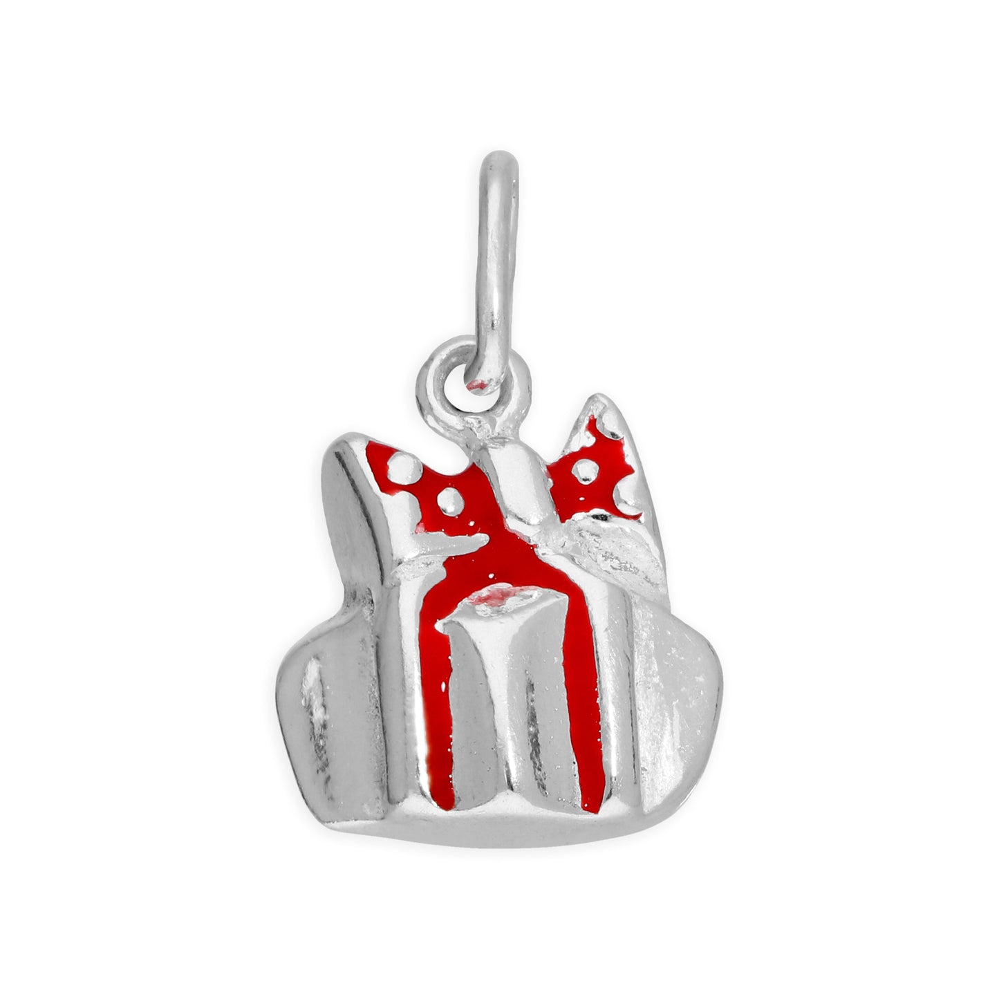 Sterling Silber Emaille Weihnachtsgeschenk Charm