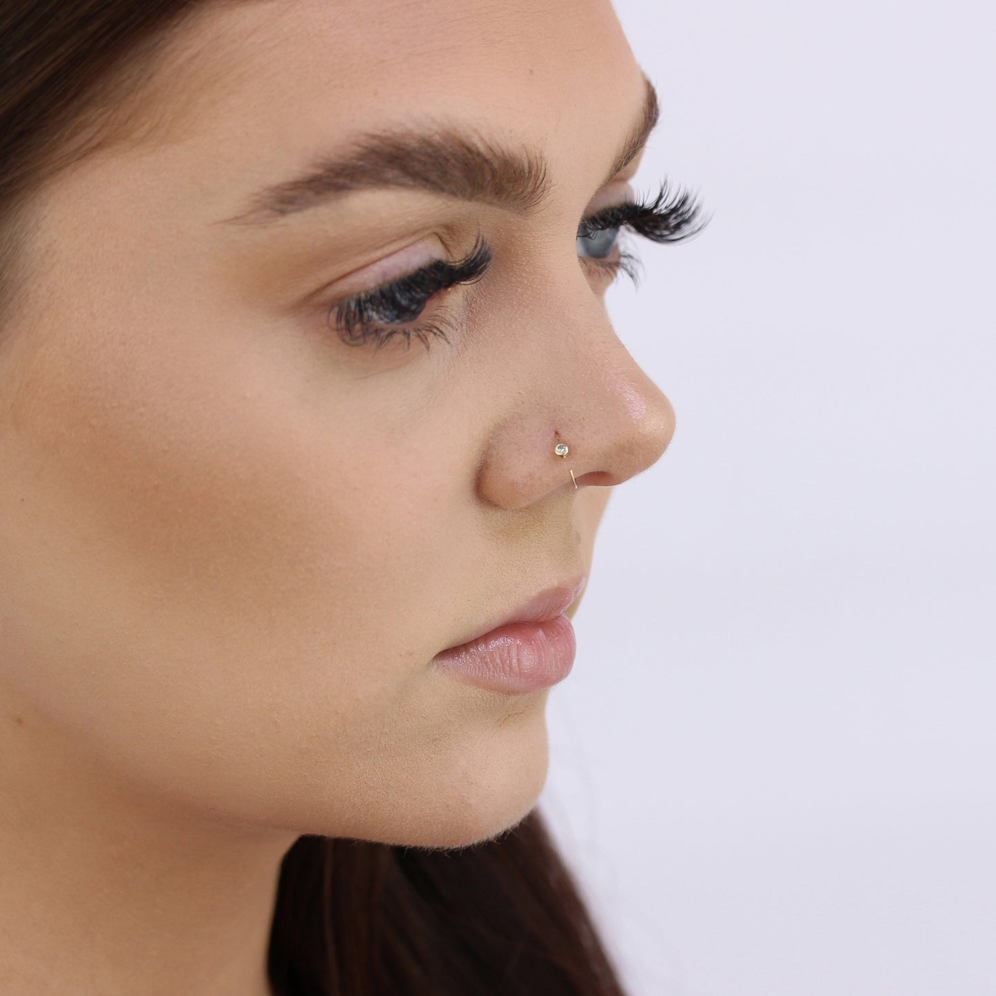 9 Karat Gold 24Ga Nasenring