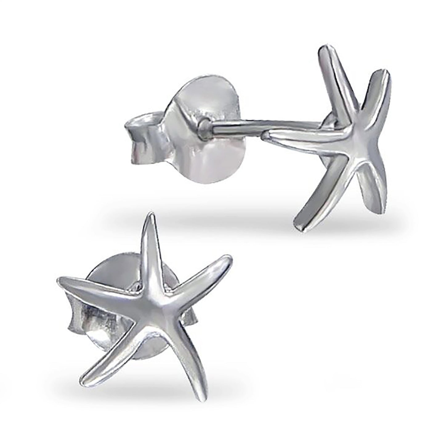 Sterlingsilber Seestern Ohrstecker