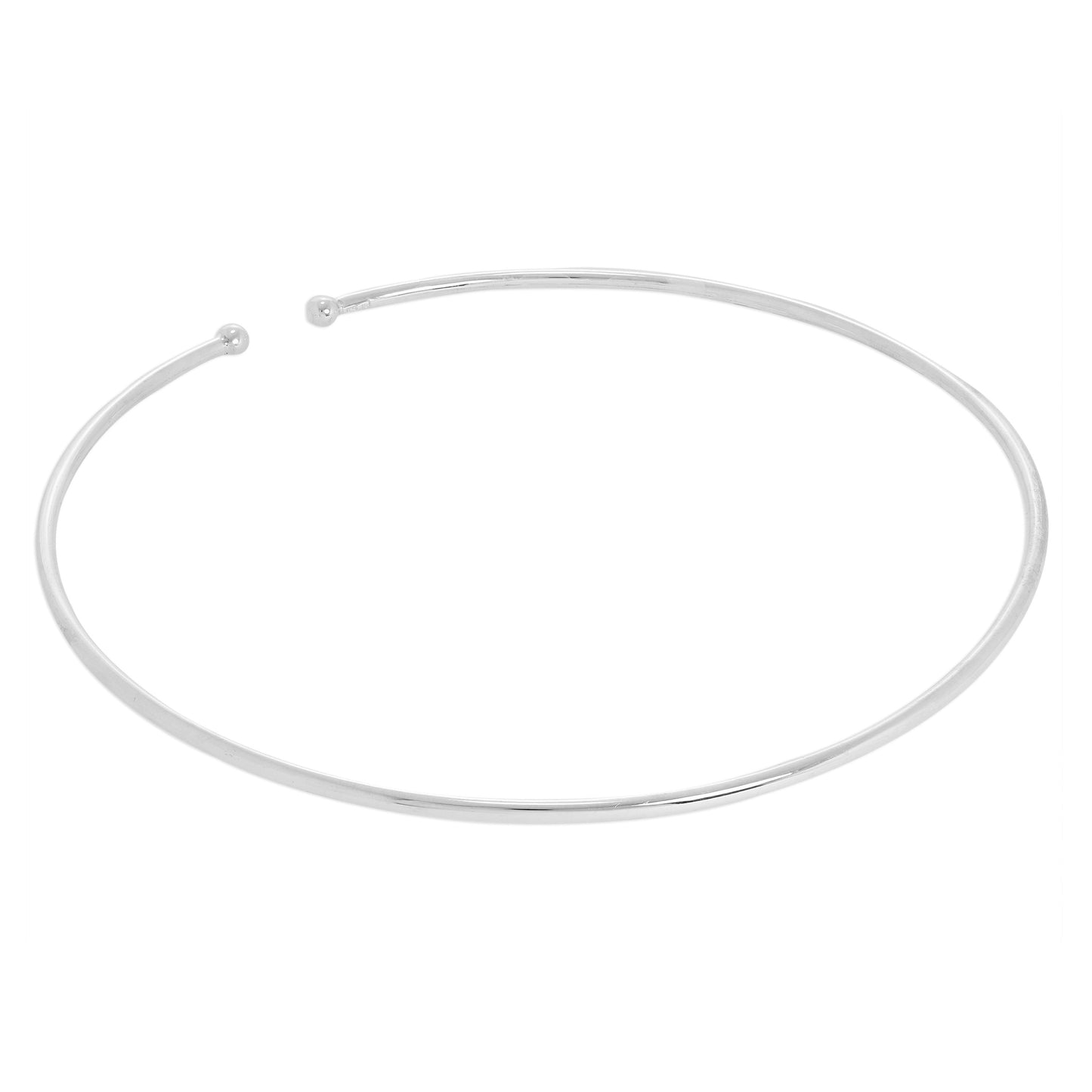 Sterlingsilber 13cm Torque Halsband