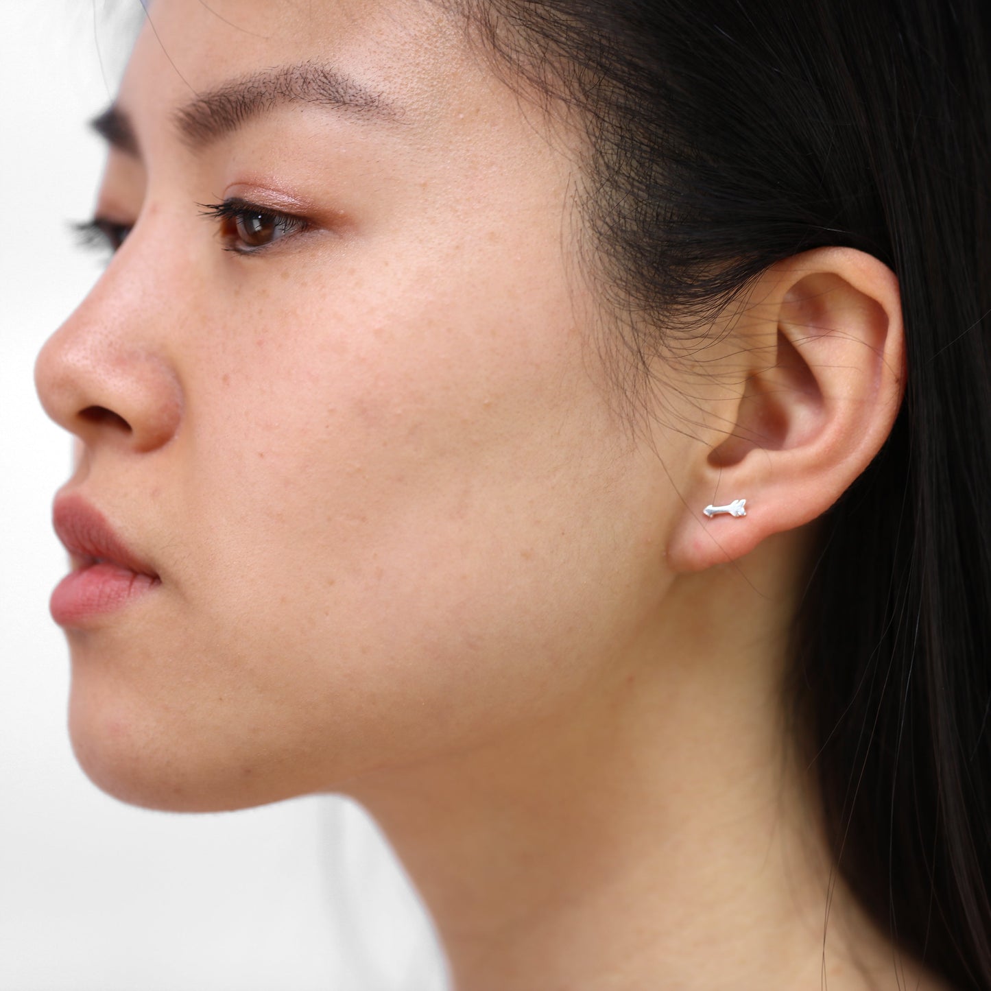 Klein Sterlingsilber Pfeil Ohrstecker