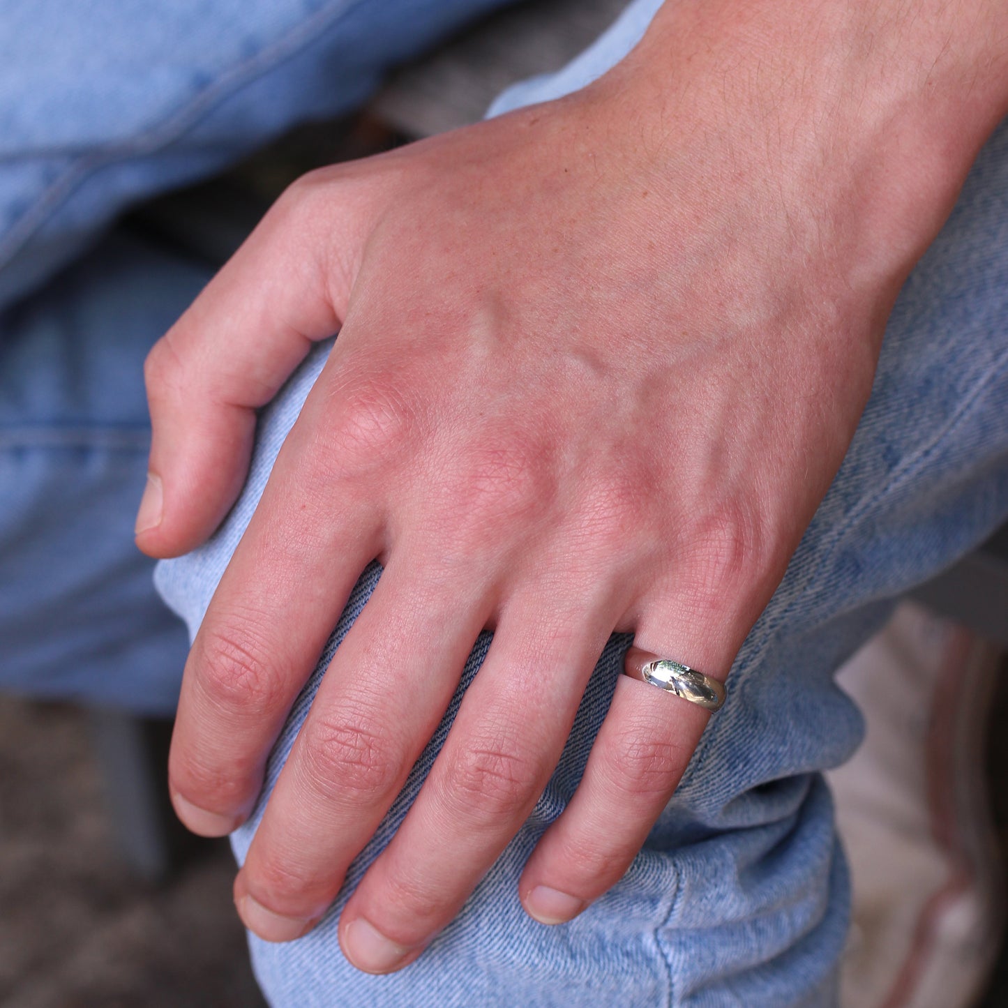 Sterlingsilber Zickzack Kette & Stange Ohrstecker