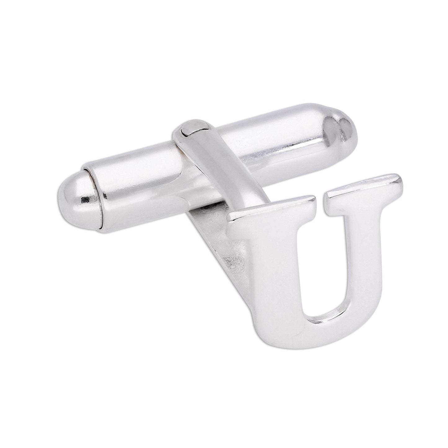 Sterling Silber Buchstaben-Manschettenknöpfe A - Z