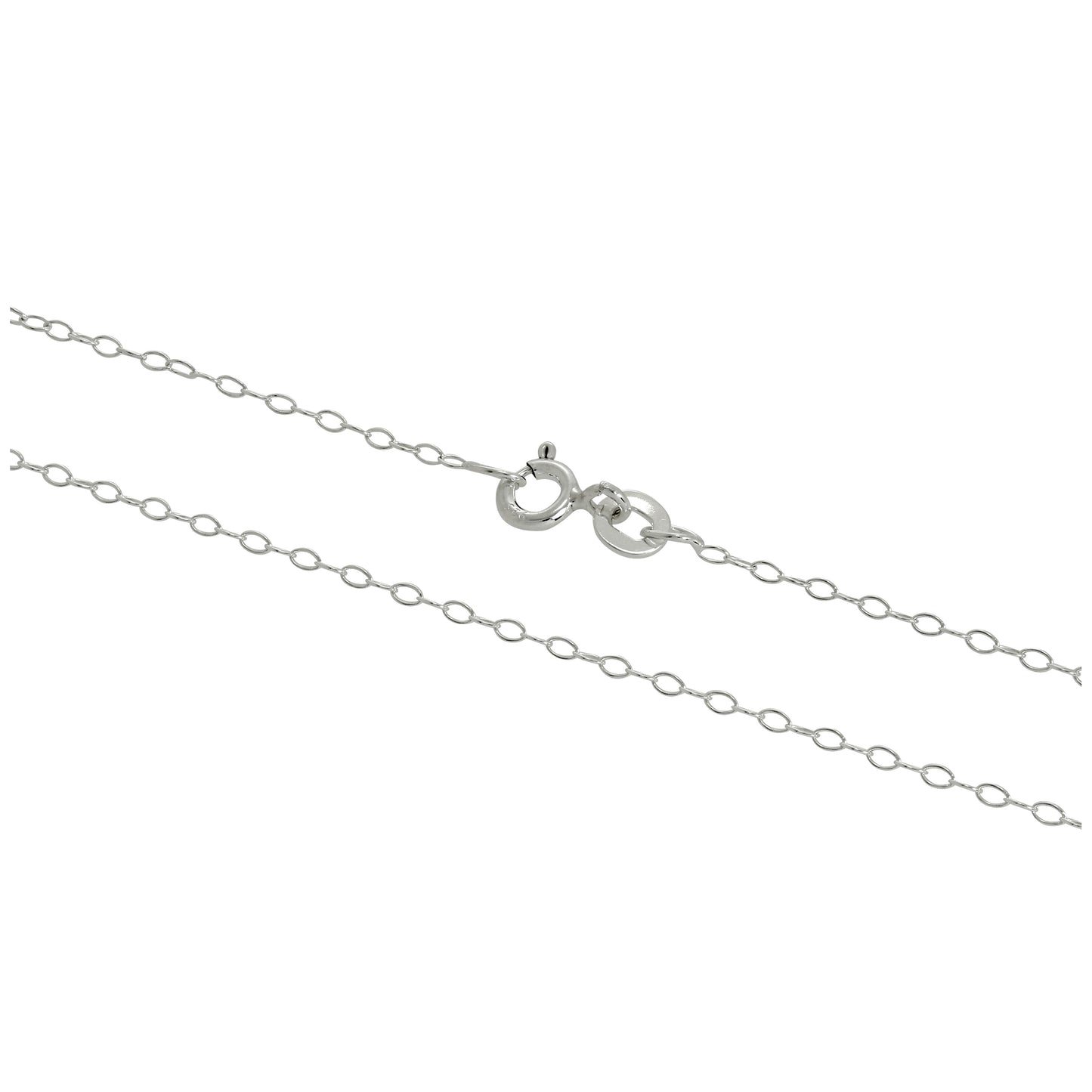 Sterling Silber Trace-Kette, 14–28 Zoll