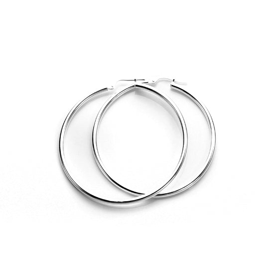 Sterling Silber 2mm Ohrringe