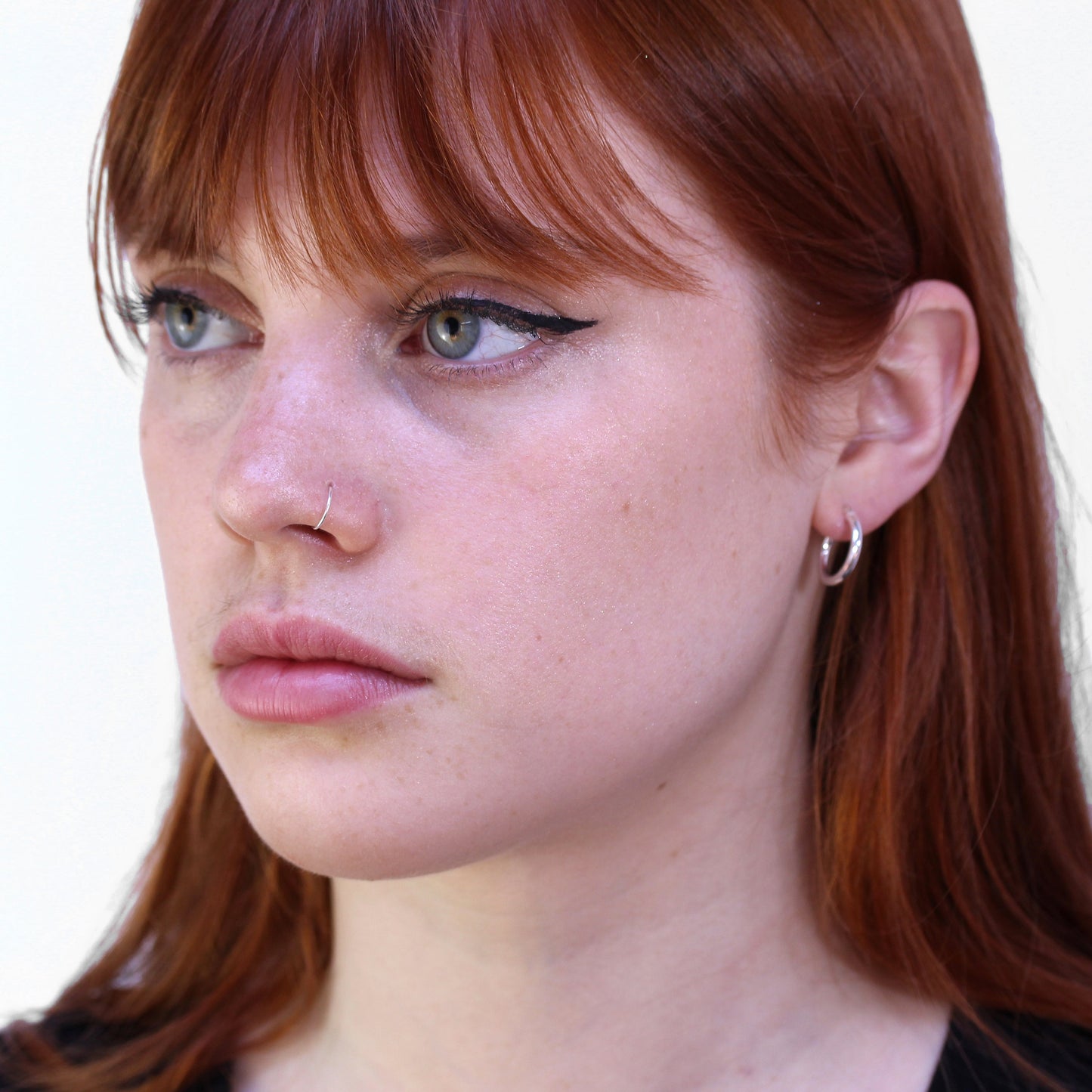 Sterlingsilber 8mm Nasenring