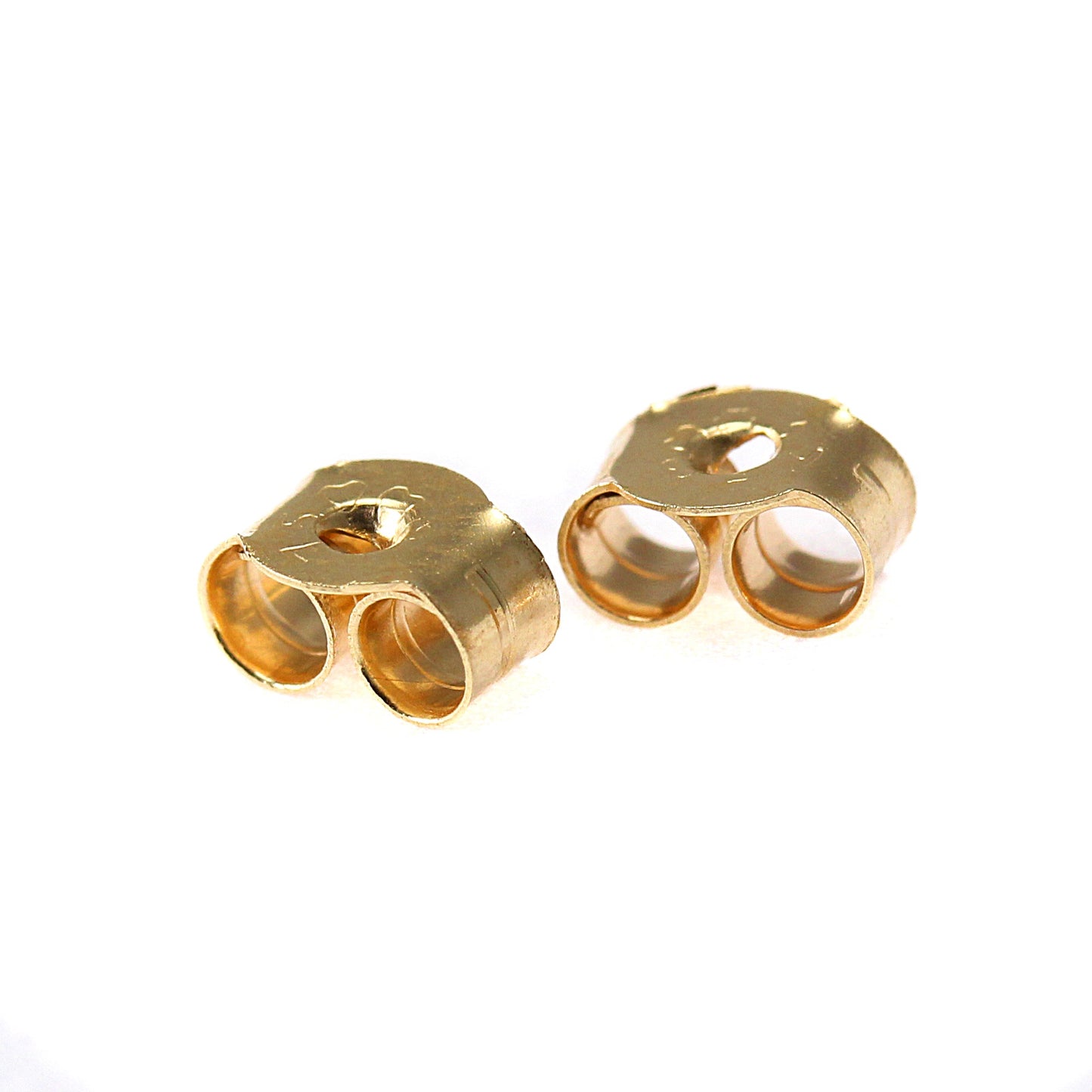 9 Karat Gold Schmetterlingsverschlüsse für Ohrstecker 3 mm 4 mm 5 mm