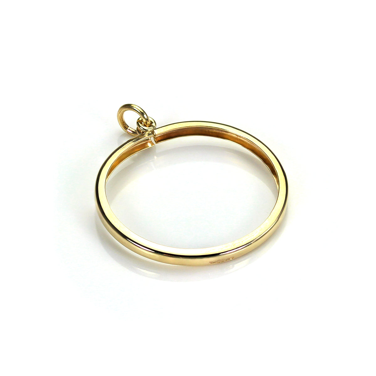 9 Karat Gold Voll Sovereign Halter Anhänger