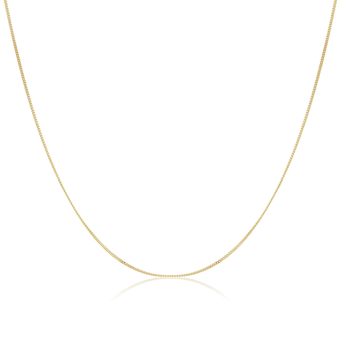 9 Karat Gelbgold-Diamantschliff-Kette