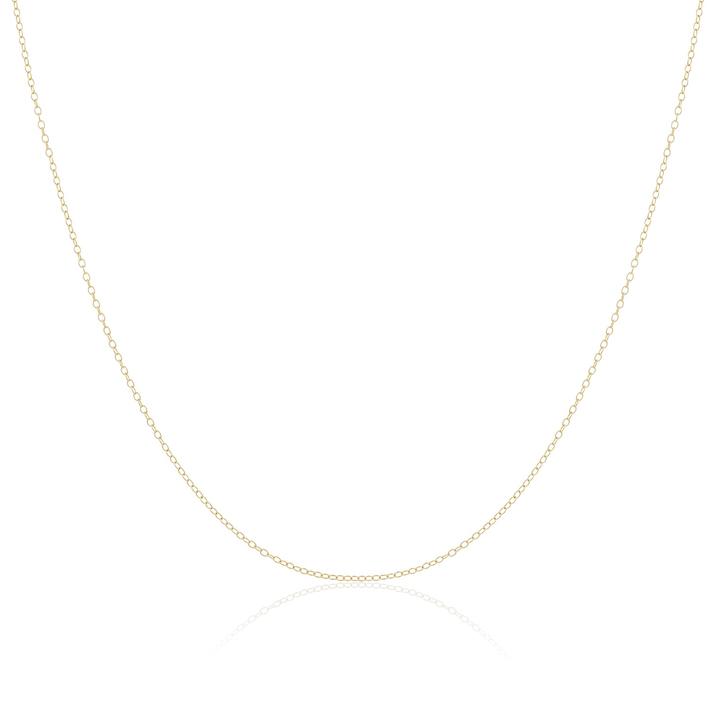 9-karätige Gelbgold-Trace-Kette 40–45 cm