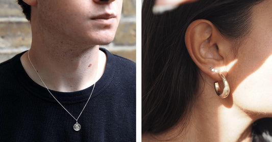 dainty jewellery for men vs chunky jewellery for women