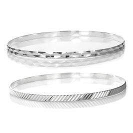 Sterlingsilber Sklaven Armreif