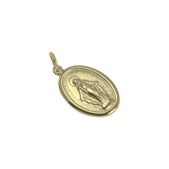 Wundertätige Medaille aus Gold - poliert oder mattiert