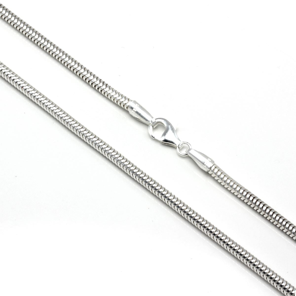 Sterlingsilber Schlangenkette oder Armband