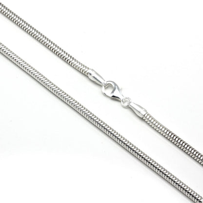 Sterlingsilber Schlangenkette oder Armband