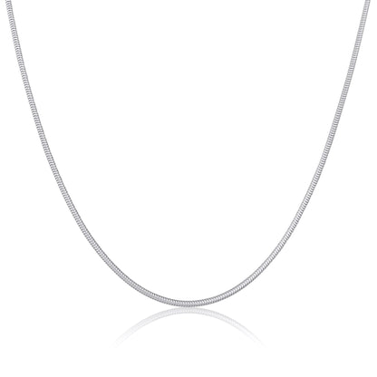 Sterlingsilber Schlangenkette oder Armband