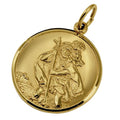 Gold St. Christopherus Anhänger