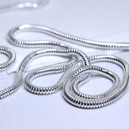 Sterlingsilber Schlangenkette oder Armband