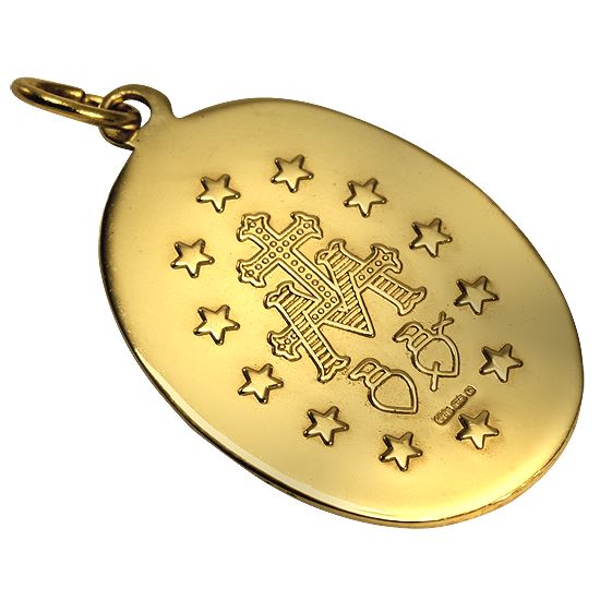 Wundertätige Medaille aus Gold