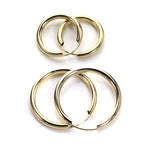 Creolen aus 9 Karat Gelbgold