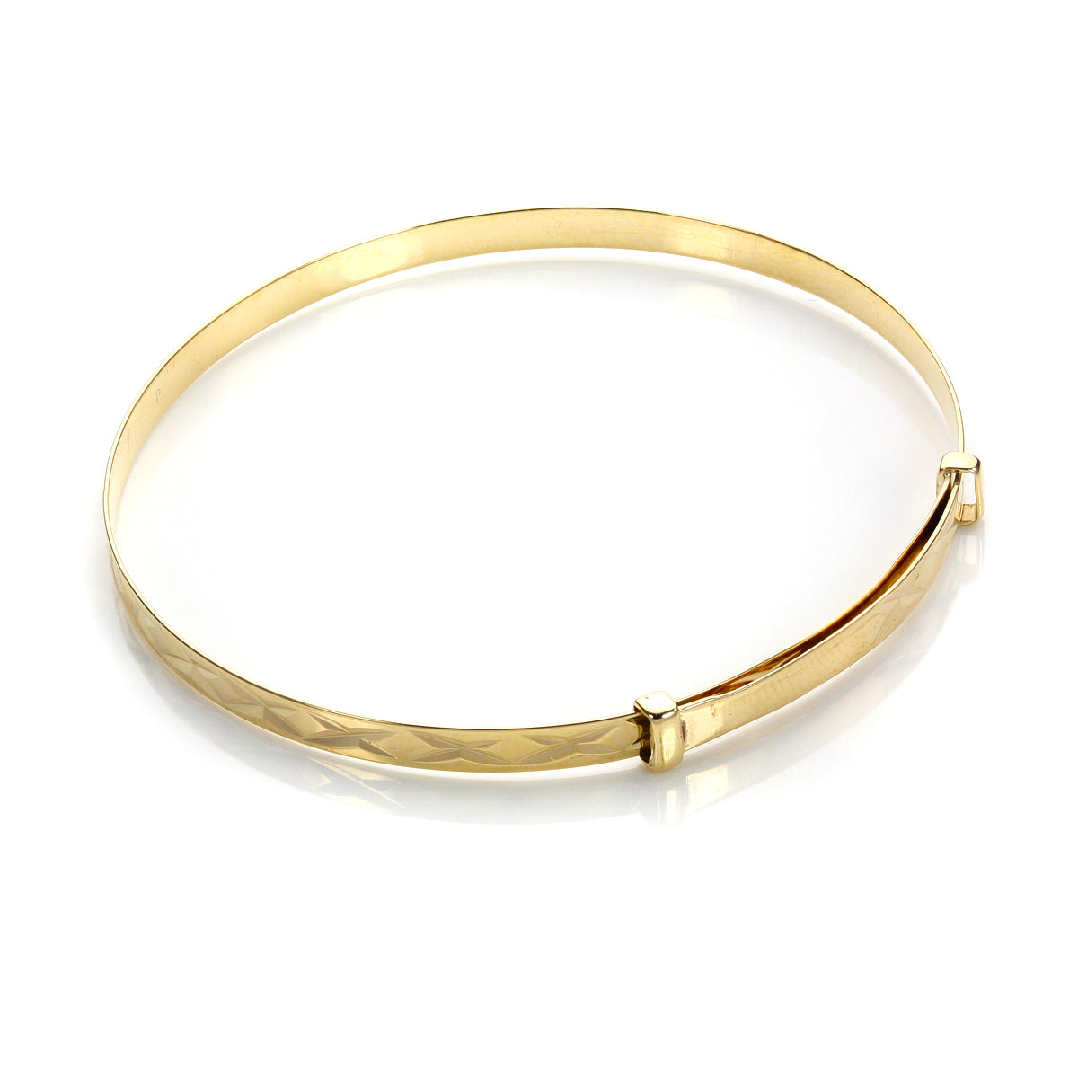 9 Karat Gelbgold Säugling Armreif