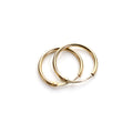 9 Karat Gelbgold-Ohrringe, 10 mm