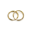 9 Karat Gelbgold-Creolen, 13 mm
