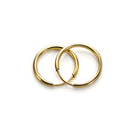 9 Karat Gelbgold-Creolen, 13 mm