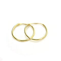 9 Karat Gold 12,5 mm Schläfer Creolen Ohrringe