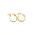 9 Karat Gelbgold Creolen-Ohrringe