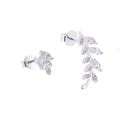 Ohrstecker aus Sterlingsilber mit Olivenzweig