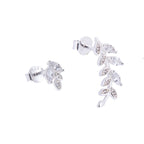 Ohrstecker aus Sterlingsilber mit Olivenzweig