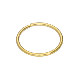 9 Karat Gelbgold Einfach 24Ga 7 mm Nasenring