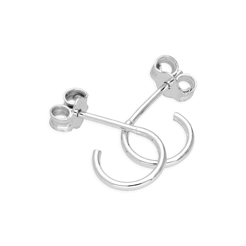 Offene 8-16 mm Ohrstecker aus Sterlingsilber