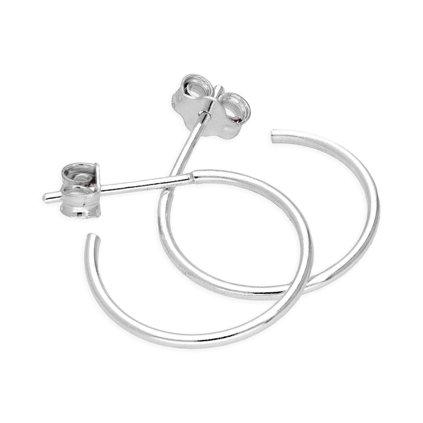 Offene 8-16mm Ohrstecker aus Sterling Silber