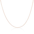 Roségold-beschichtetes Sterlingsilber 14–28 Zoll Prince of Wales-Kette