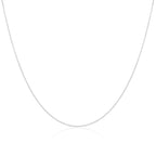 Sterlingsilber 1 mm Kügelchen Halsband 30,5 + 7,5 cm
