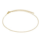 Vergoldet Sterlingsilber Diamantschliff Panzerkette Halsband 15 cm + 7,5 cm Verlängerung