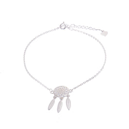 Sterlingsilber Traumfänger Armband Einstellbar
