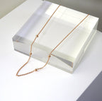 Kugelketten-Choker aus rosévergoldetem Sterlingsilber