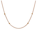 Kugelketten-Choker aus rosévergoldetem Sterlingsilber