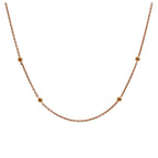 Kugelketten-Choker aus rosévergoldetem Sterlingsilber