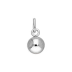 Sterlingsilber Einfach 6 mm Kugel Anhänger