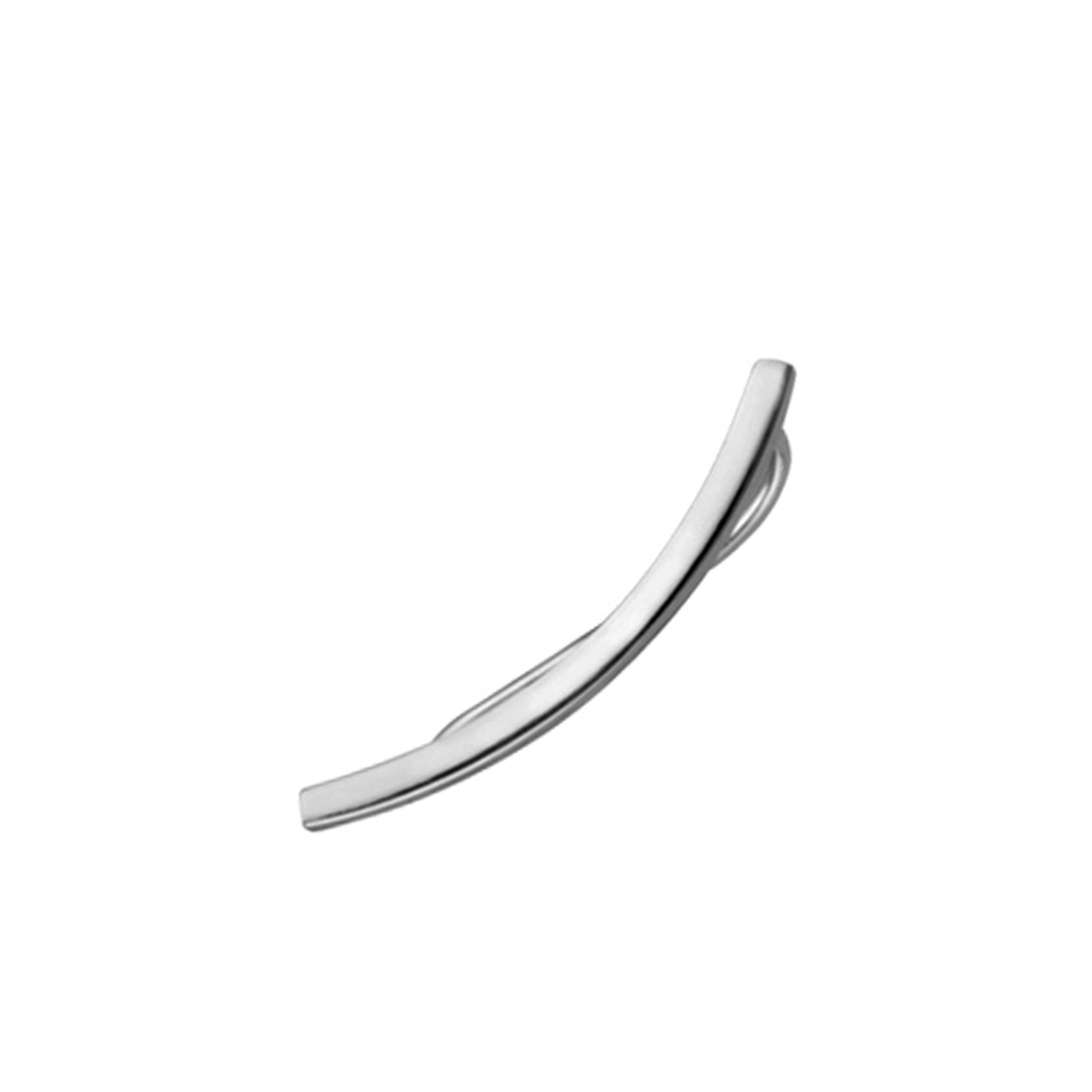 Sterlingsilber Lang Stab Kletter Ohrringe