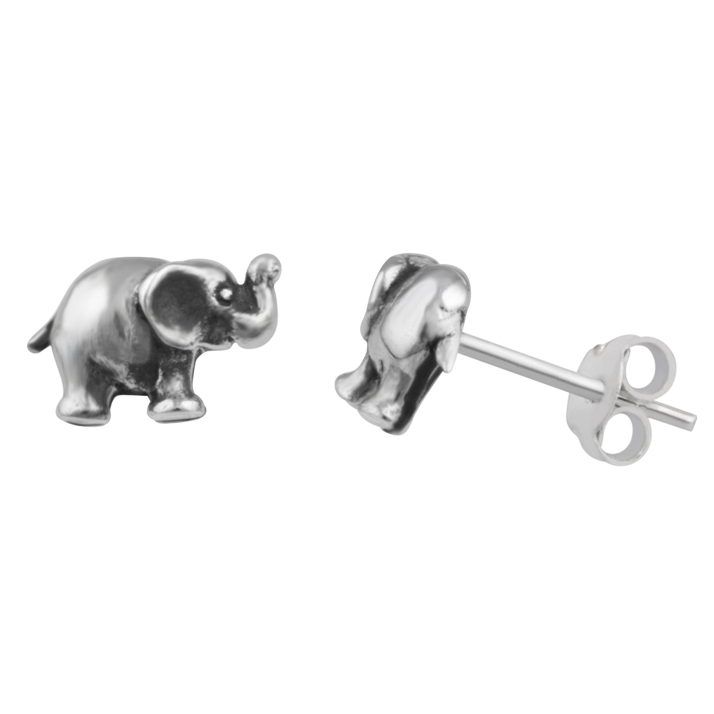 Sterlingsilber Klein Elefant Ohrstecker