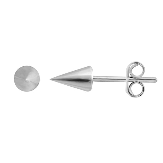 Sterling Silver Spike Stud Earrings