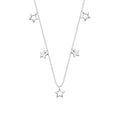 Sterlingsilber Sterne 45,5 cm Halskette