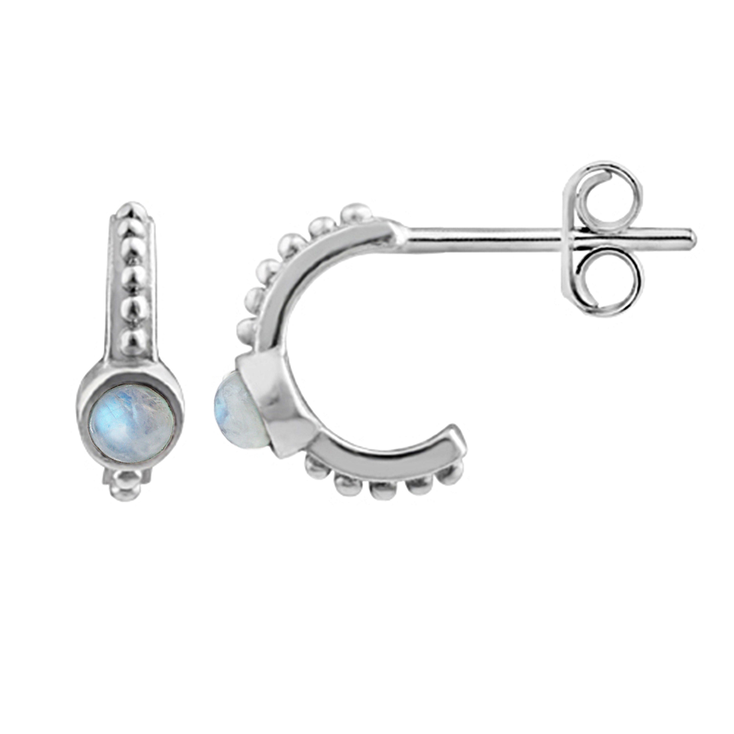 Ohrstecker aus Sterlingsilber mit Perlen - 4 Farben