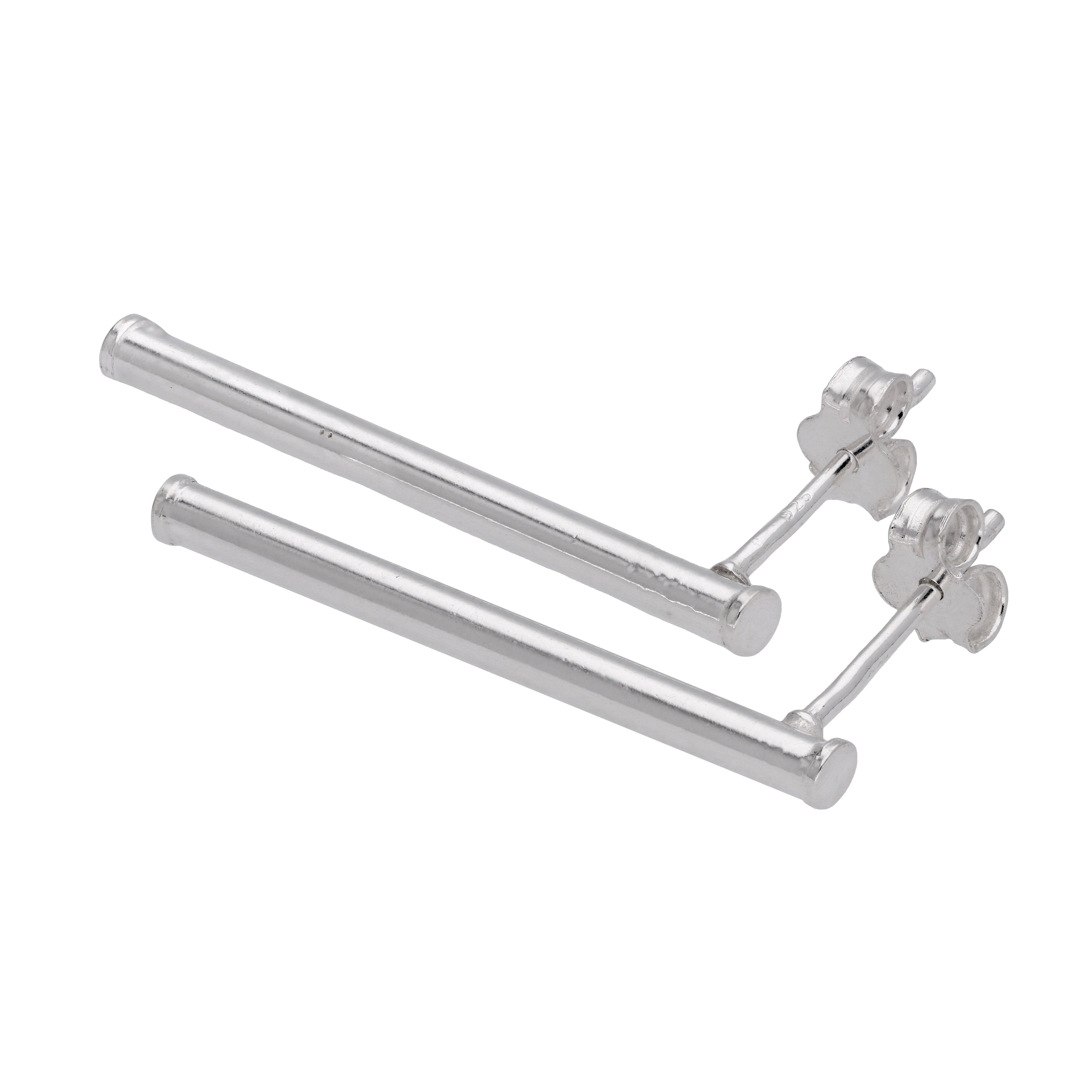 Sterlingsilber Lang Stab Ohrstecker